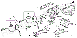 EXHAUST MANIFOLD E-4 EXHAUST MANIFOLD