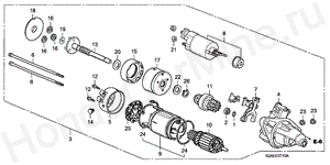 E-7-10 STARTER MOTOR (DENSO)