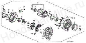 ALTERNATOR (DENSO) E-6-10 ALTERNATOR (DENSO)