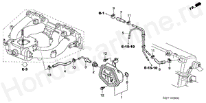 BREATHER TUBE (SOHC) E-8 BREATHER TUBE (SOHC)