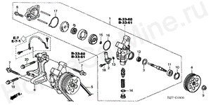 POWER STEERING PUMP/ BRACKET E-19 POWER STEERING PUMP/ BRACKET