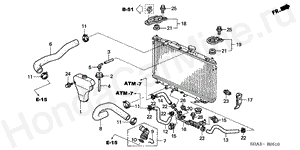 B-5-10 RADIATOR HOSE (L4)