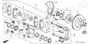 B-22 FRONT BRAKE (L4)