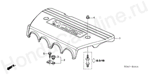 ENGINE COVER (L4) E-3-15 ENGINE COVER (L4)