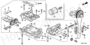 OIL PUMP (L4) E-13 OIL PUMP (L4)