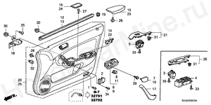 FRONT DOOR LINING (LH) B-39-10 FRONT DOOR LINING (LH)