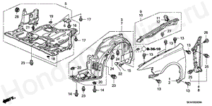 FRONT FENDERS B-50 FRONT FENDERS