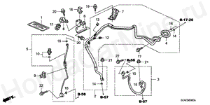 AIR CONDITIONER (HOSES/PI PES) (LH) B-60 AIR CONDITIONER (HOSES/PI PES) (LH)