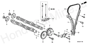 E-11 CAMSHAFT/CAM CHAIN