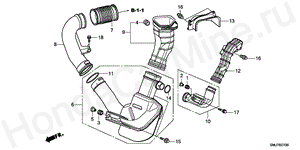 B-1-6 RESONATOR CHAMBER(1.8L)