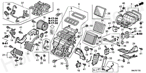 B-17-20 HEATER UNIT(LH)