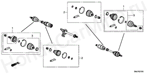 FRONT DRIVESHAFT SET SHOR T PARTS B-21-5 FRONT DRIVESHAFT SET SHOR T PARTS