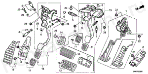 PEDAL(LH) B-23 PEDAL(LH)
