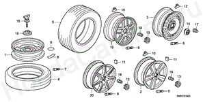 B-18 TIRE/WHEEL DISKS