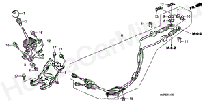 B-34-5 SHIFT LEVER(RH)(2.0L)