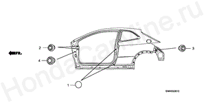 B-36-13 GROMMET(SIDE)