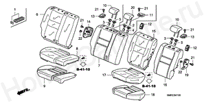 B-41 REAR SEAT