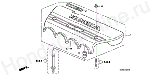 ENGINE COVER(2.0L) E-3-16 ENGINE COVER(2.0L)