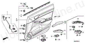 FRONT DOOR LINING (LH) B-39-10 FRONT DOOR LINING (LH)