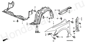 FRONT FENDERS B-50 FRONT FENDERS