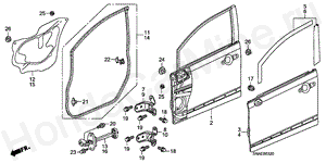 FRONT DOOR PANELS B-53-20 FRONT DOOR PANELS