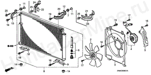 AIR CONDITIONER (CONDENSER) (2) B-58-1 AIR CONDITIONER (CONDENSER) (2)
