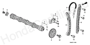CAMSHAFT/CAM CHAIN E-11 CAMSHAFT/CAM CHAIN