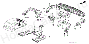 B-37-20 HEATER DUCT (LH)