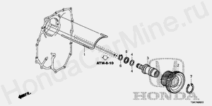 ХОЛОСТОЙ ВАЛ (2.0L) (2.4L) ATM-6-20 ХОЛОСТОЙ ВАЛ (2.0L) (2.4L)