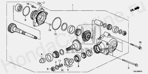 ПЕРЕДАЧА (2.0L) (2.4L) (ПРИВОД НА 4 КОЛЕСА) ATM-9-10 ПЕРЕДАЧА (2.0L) (2.4L) (ПРИВОД НА 4 КОЛЕСА)