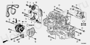 АВТОНАТЯЖИТЕЛЬ (2.0L) E-6-1 АВТОНАТЯЖИТЕЛЬ (2.0L)