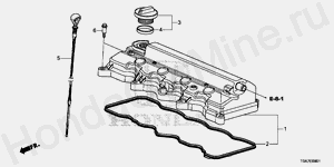 E-9-1 КРЫШКА ГОЛОВКИ ЦИЛИНДРА (2.0L)