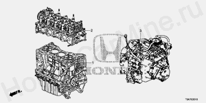 E-20-10 ДВИГАТЕЛЬ В СБОРЕ/ТРАНСМИССИЯ В СБОРЕ (2.4L)