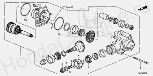 M-8-10 ПЕРЕДАЧА (2.0L) (ПРИВОД НА 4 КОЛЕСА)