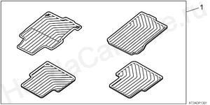 P13-13-01 Коврики напольные станд,комплект