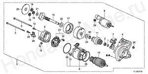 STARTER MOTOR(DENSO)(2.0L ) E-7-10 STARTER MOTOR(DENSO)(2.0L )