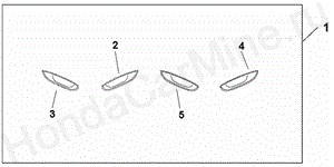 DOOR HANDLE COVERS 08F-50-01 DOOR HANDLE COVERS