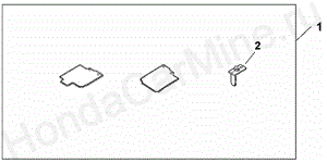FRONT LIPPED RUBBER MATS - LHD 08P-18-02 FRONT LIPPED RUBBER MATS - LHD