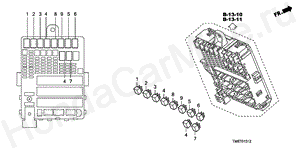 CONTROL UNIT(CABIN)(2) B-13-12 CONTROL UNIT(CABIN)(2)
