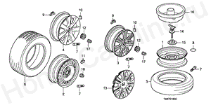 TIRE/WHEEL DISKS B-18 TIRE/WHEEL DISKS