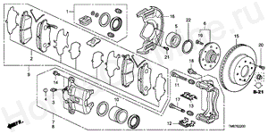 FRONT BRAKE B-22 FRONT BRAKE