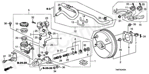 BRAKE MASTER CYLINDER/MAS TER POWER(LH) B-24 BRAKE MASTER CYLINDER/MAS TER POWER(LH)