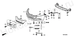 FRONT BUMPER B-46 FRONT BUMPER