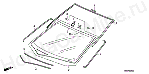 B-52 FRONT WINDSHIELD