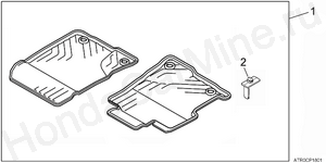 Коврики резиновые передние P18-12-01 Коврики резиновые передние
