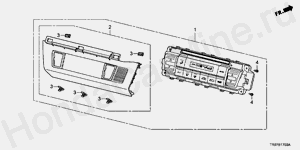 AUTO AIR CONDITIONER CONTROL ПРАВОСТОРОННИЙ РУЛЬ B-17-3 AUTO AIR CONDITIONER CONTROL ПРАВОСТОРОННИЙ РУЛЬ