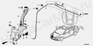 B-15-1 СТЕКЛООМЫВАТЕЛЬ ВЕТРОВОГО СТЕКЛА (2)