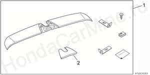 ROOF SPOILER F02-12-03 ROOF SPOILER