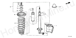 B-30-1 REAR SHOCK ABSORBER