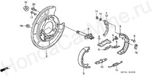 PARKING BRAKE SHOE PARKING BRAKE SHOE